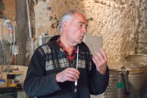 Christian Lombart explication vinification Soupçons en Jurançon
